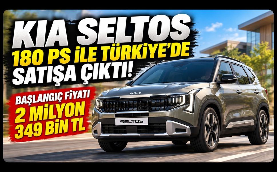 Kia Seltos Türkiye’de Satışa Çıktı! 180 PS’lik SUV’un Fiyatı Belli Oldu
