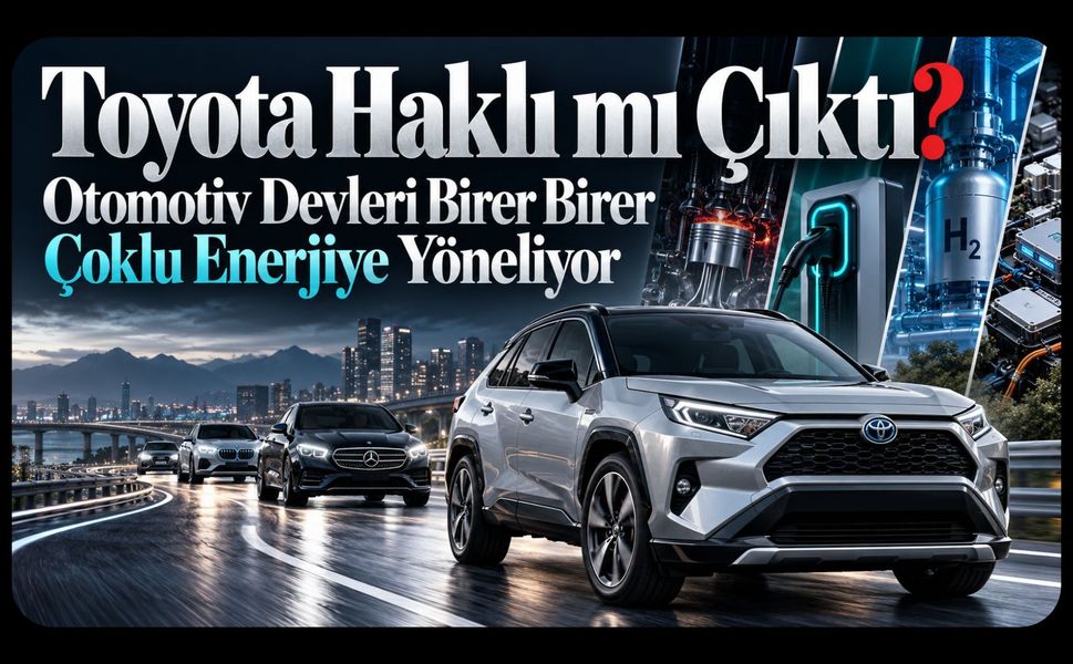 Toyota Haklı mı Çıktı? Otomotiv Devleri Birer Birer Çoklu Enerjiye Yöneliyor