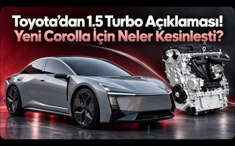 Toyota’dan 1.5 Turbo Açıklaması! Yeni Corolla İçin Neler Kesinleşti?
