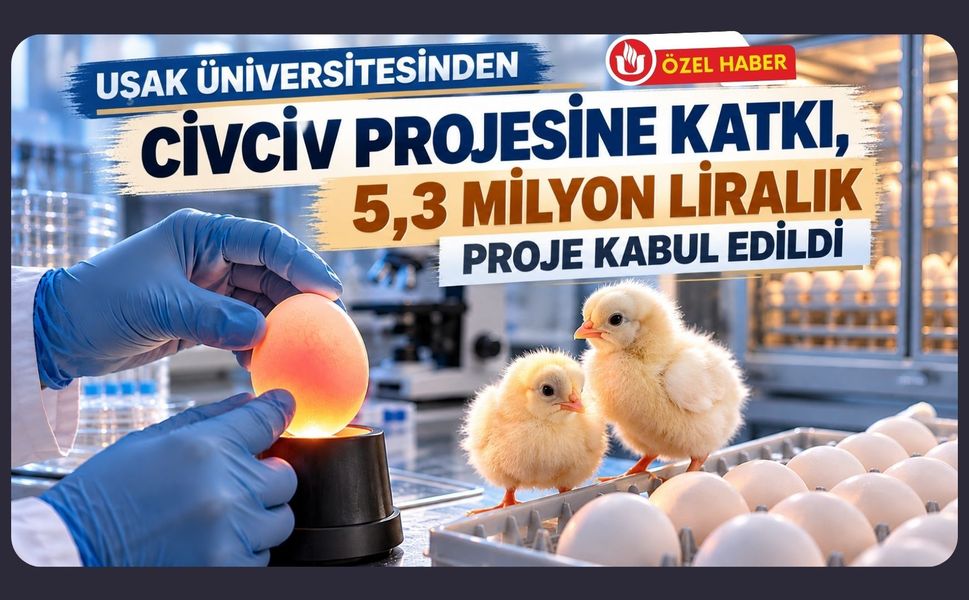 Uşak Üniversitesinden Civciv Projesine Katkı, 5,3 Milyon Liralık Proje Kabul Edildi
