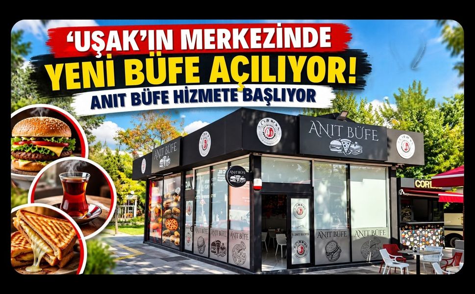 Uşak’ın Merkezinde Yeni Büfe Açılıyor! Anıt Büfe Hizmete Başlıyor