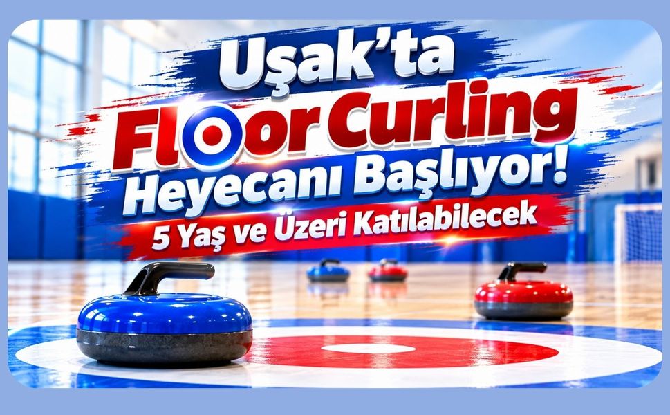 Uşak’ta Floor Curling Heyecanı Başlıyor! 5 Yaş ve Üzeri Katılabilecek