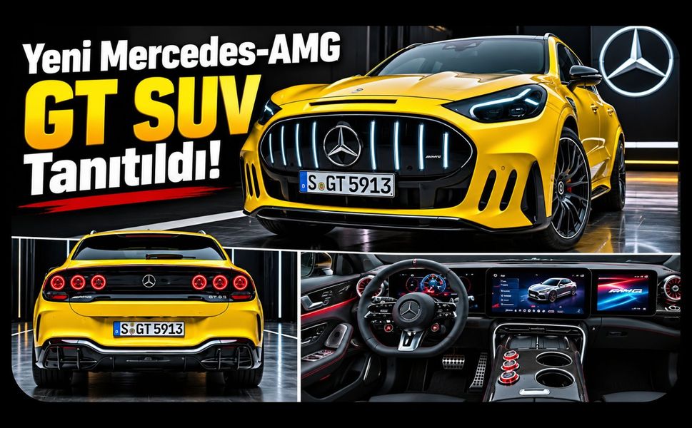 Yeni Mercedes-AMG GT SUV Tanıtıldı! 1.169 Beygir Güç ve 12 Dakikada Hızlı Şarj