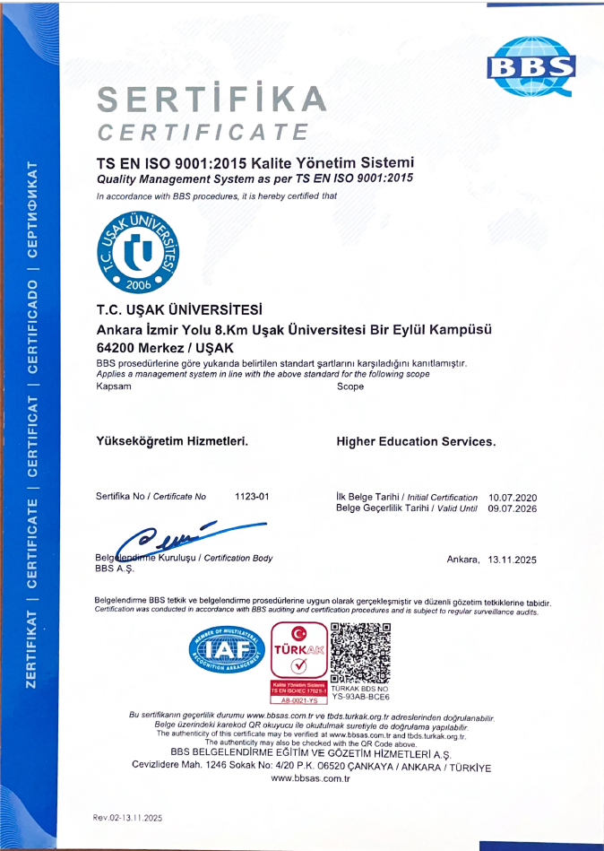 Iso 9001 Sertifika