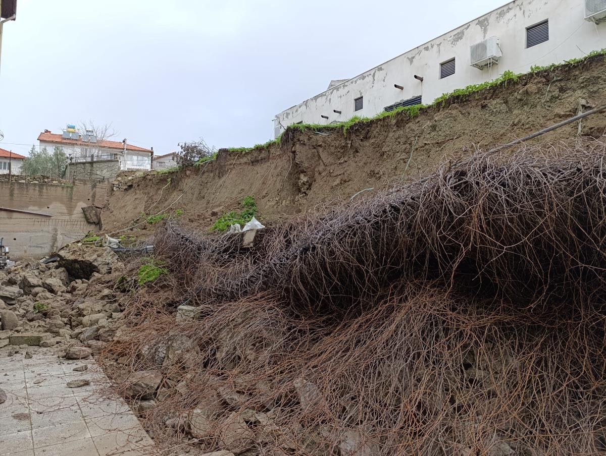 Selendi Okul Istinat Duvarı-1