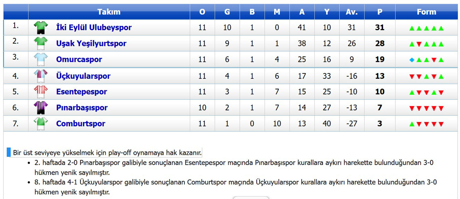 2. Amatör A Grubu Puan Durumu-4