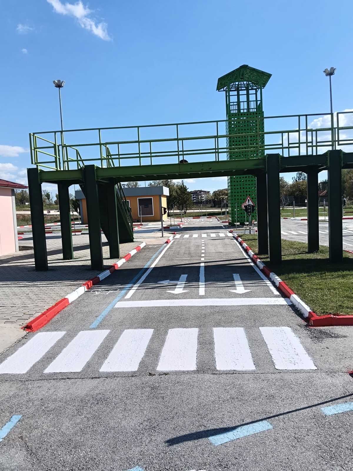 Uşak Çocuk Trafik Eğitim Parkı Yenileniyor (2)