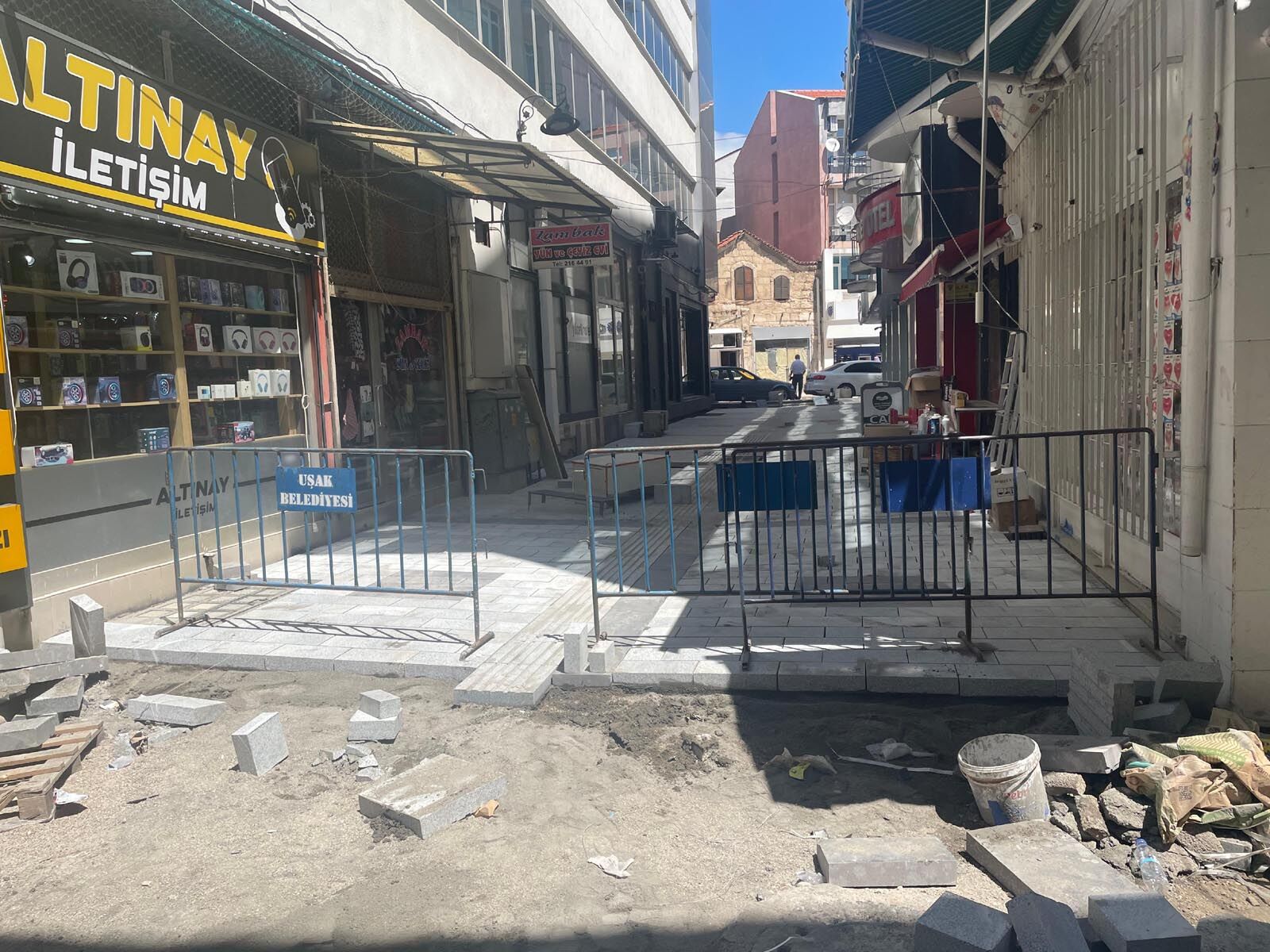 Uşak'ta Sokaklar Yenileniyor, Çalışmalarda Sona Gelindi! (1)
