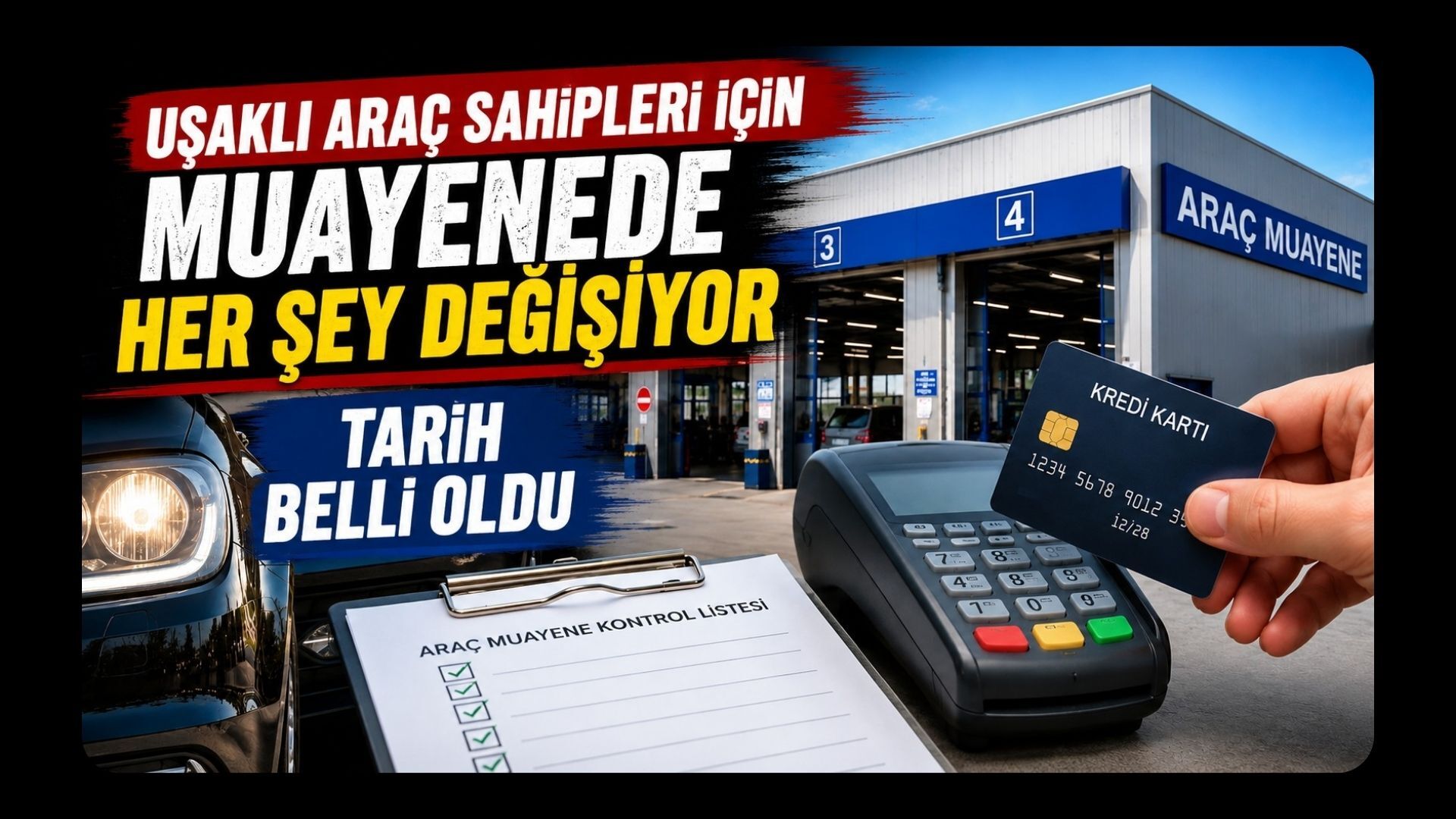 Uşaklı Araç Sahipleri İçin Muayenede Her Şey Değişiyor, Tarih Belli Oldu