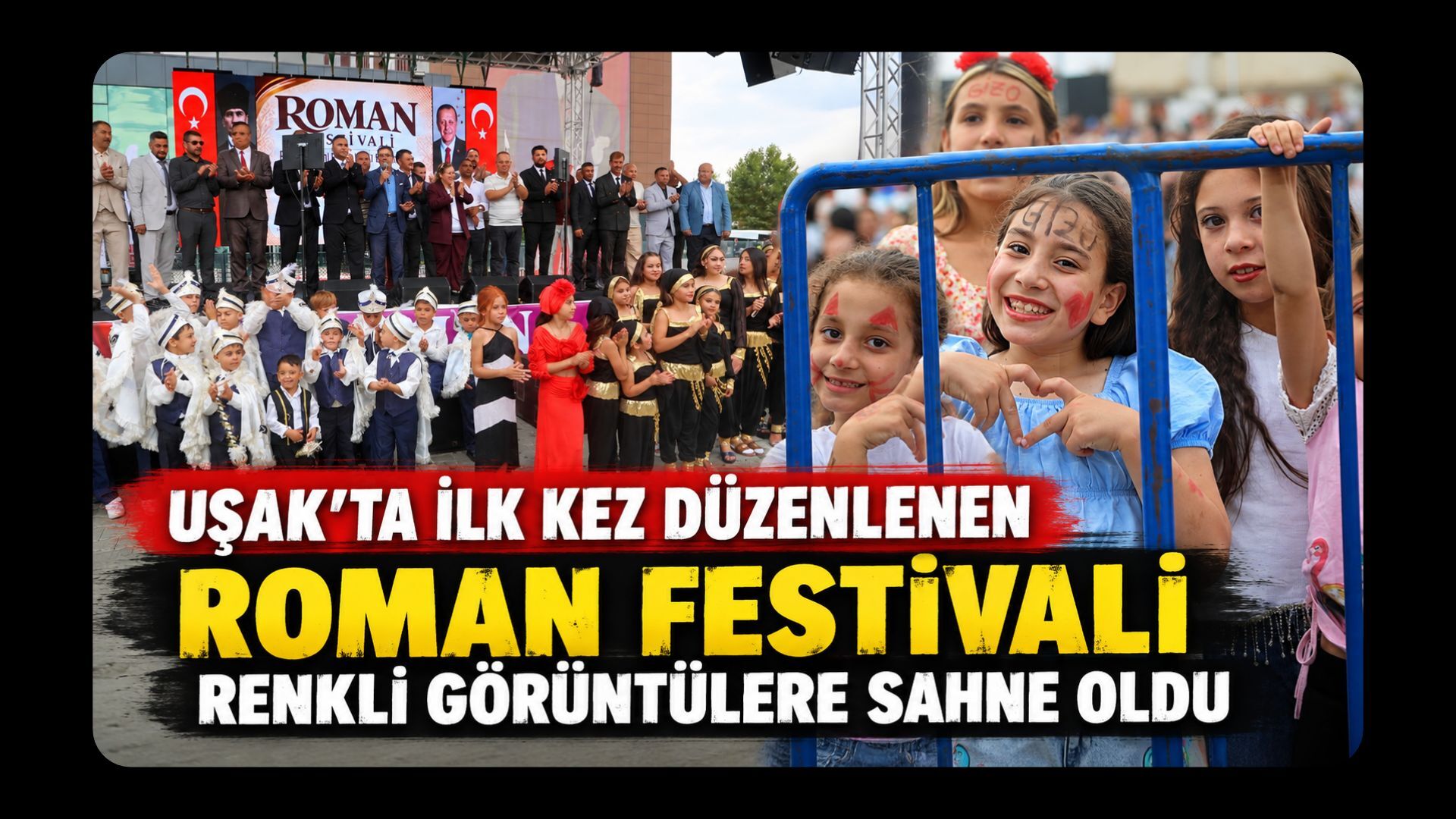 Uşak’ta İlk Kez Düzenlenen Roman Festivali Renkli Görüntülere Sahne Oldu