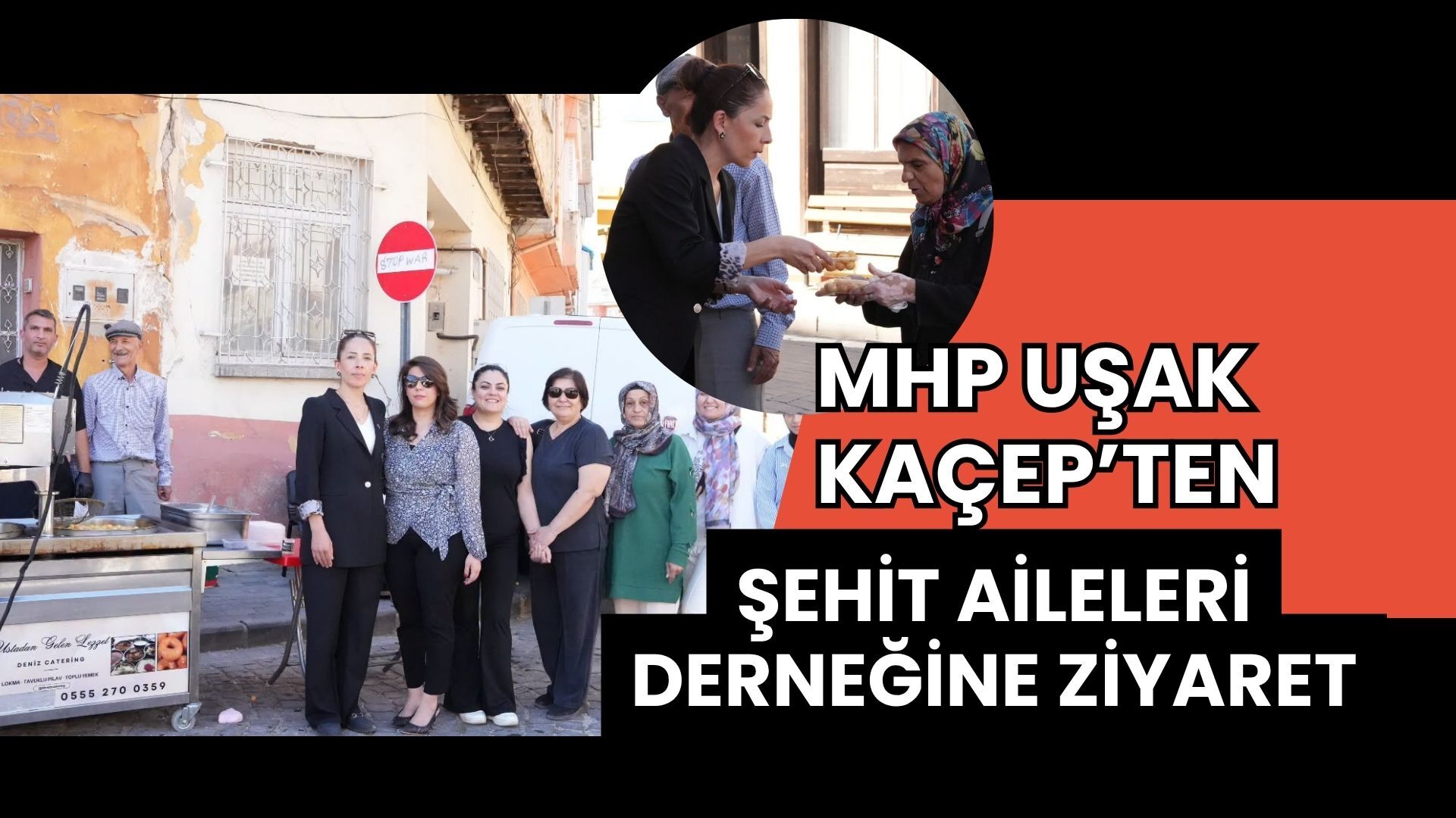 MHP Uşak KAÇEP’ten Şehit Aileleri Derneğine Ziyaret