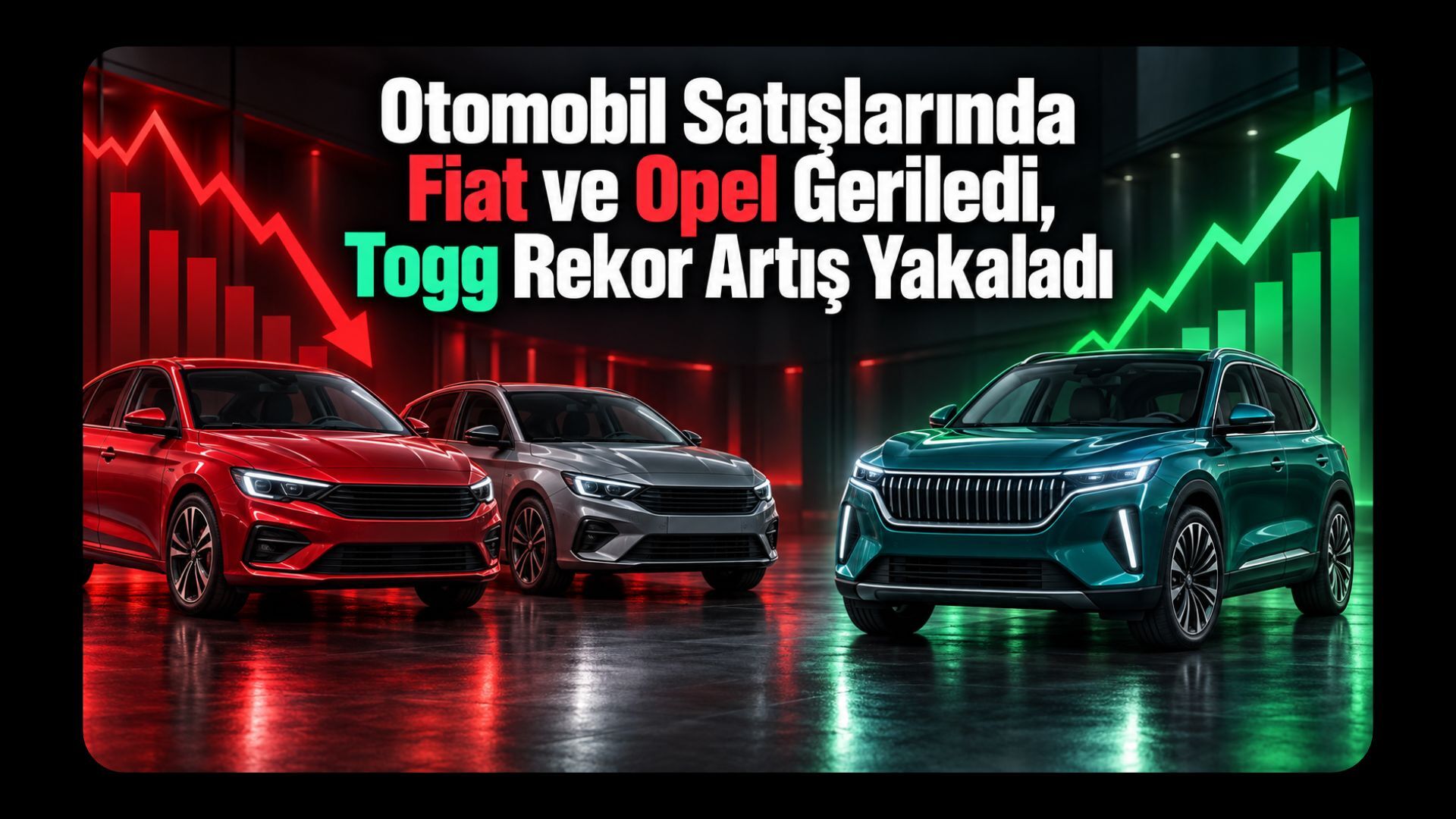 Otomobil Satışlarında Fiat ve Opel Geriledi, Togg Rekor Artış Yakaladı