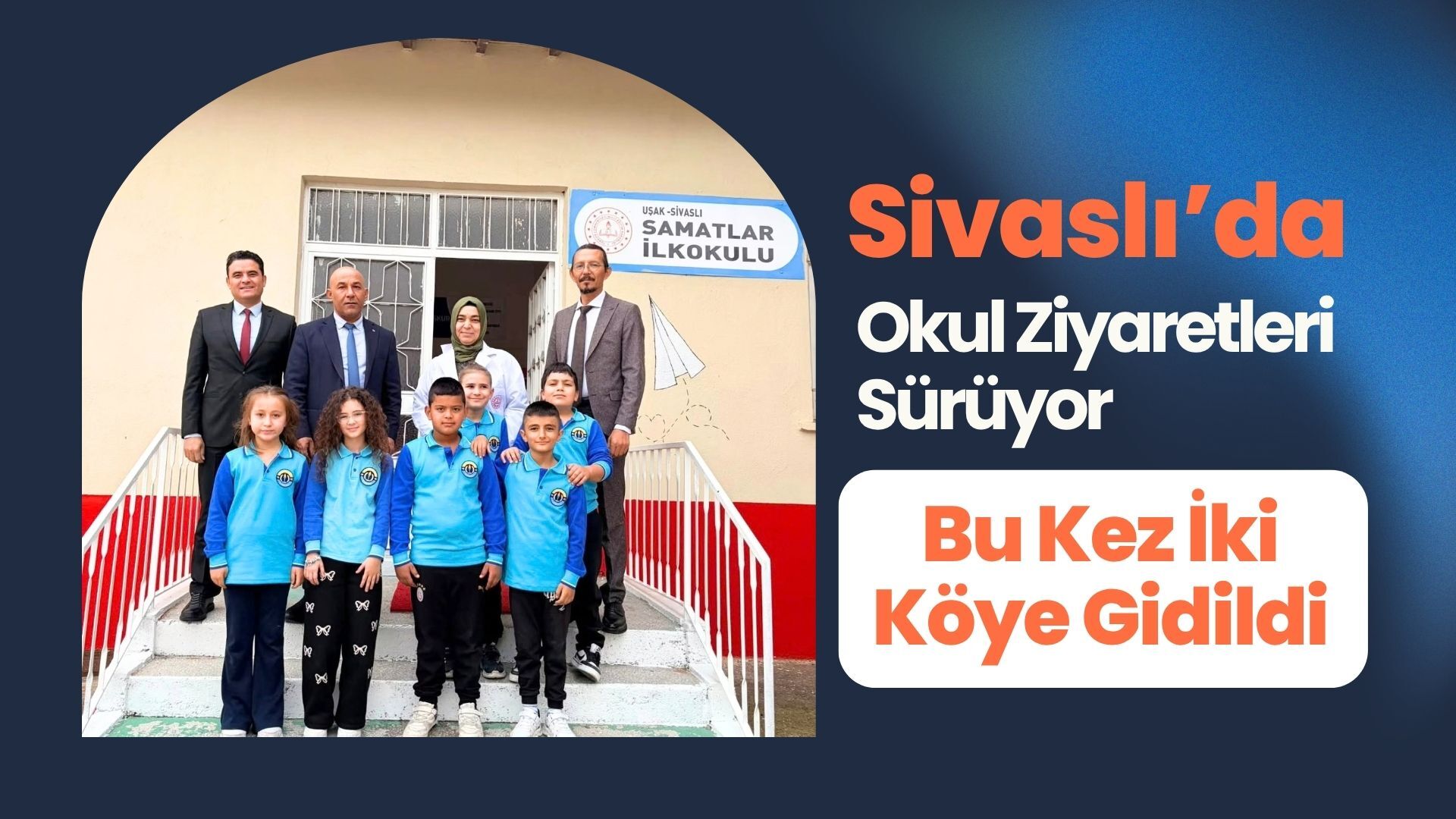 Sivaslı’da Okul Ziyaretleri Sürüyor, Bu Kez İki Köye Gidildi