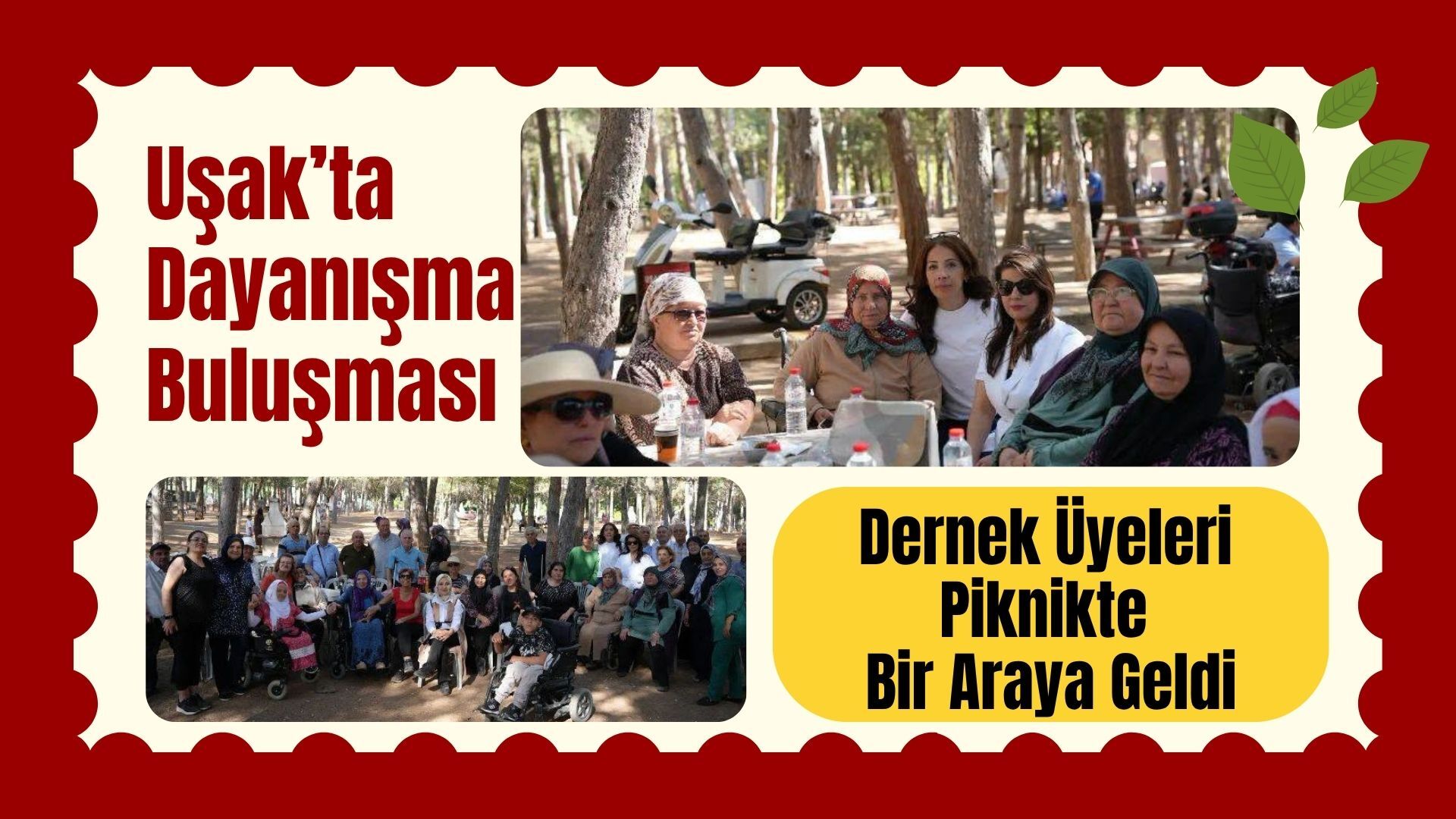 Uşak’ta Dayanışma Buluşması, Dernek Üyeleri Piknikte Bir Araya Geldi