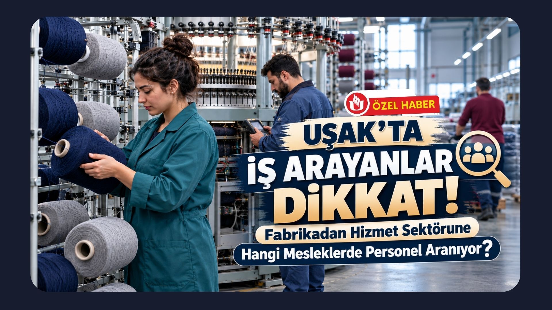 Uşak’ta İş Arayanlar Dikkat! Fabrikadan Hizmet Sektörüne Hangi Mesleklerde Personel Aranıyor?